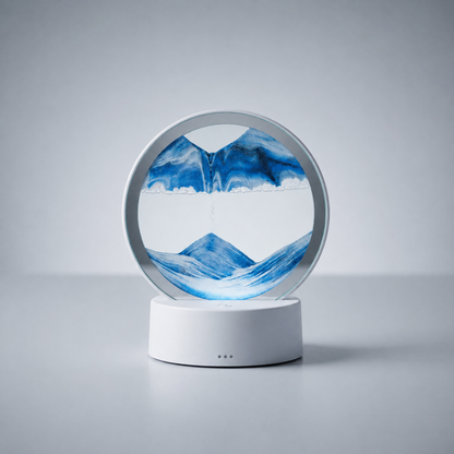 LED Moving Sand Art Table Lamp USB or Battery Powered