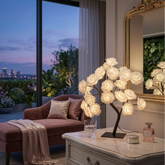 Enchanted LED Rose Tree