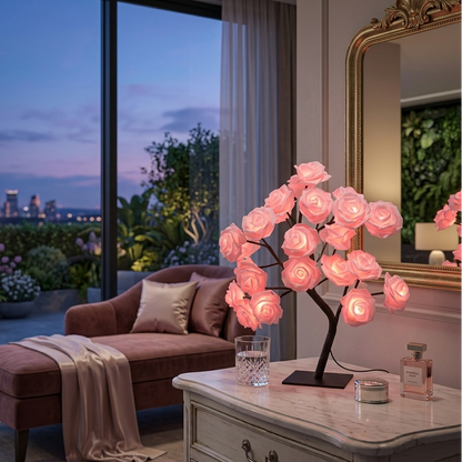 Enchanted LED Rose Tree